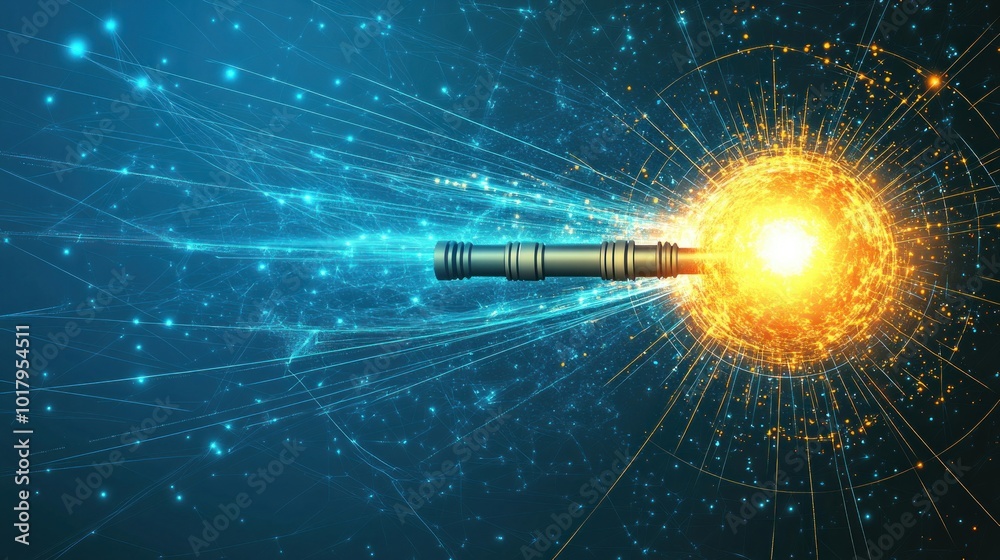 Poster Exploring the Dynamics of Energy A Stunning Visualization of Motion and Light