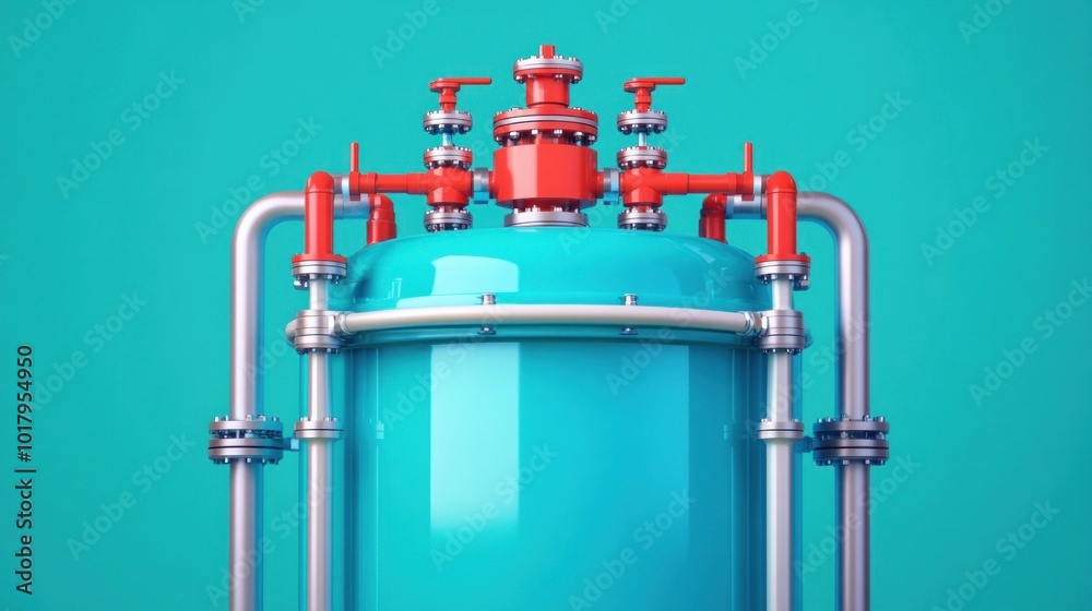 Poster essential components of a modern pressure vessel understanding storage and safety mechanisms