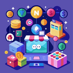 NFT Marketplace - A Visual Journey into the Booming World of NFTs in EPS Format