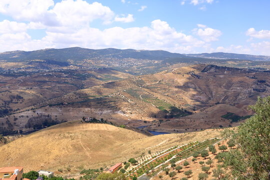 Jerash, Jordan - area near the Zarqa river and the King Talal Dam