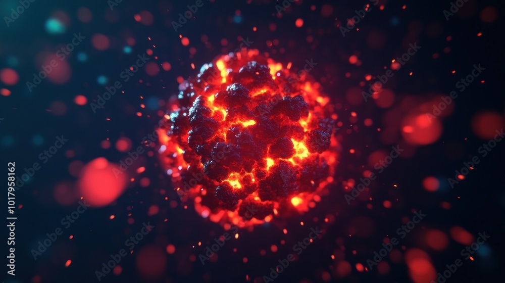 Poster exploring the dynamics of explosive forces a visual representation of energy and impact