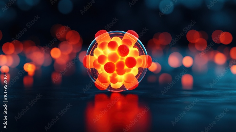 Poster exploring the fascinating world of atomic structure and molecular bonds