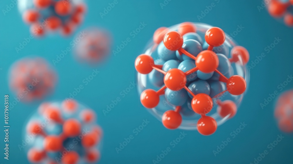 Poster Exploring the Fascinating World of Atomic Structures and Molecular Interactions in Science