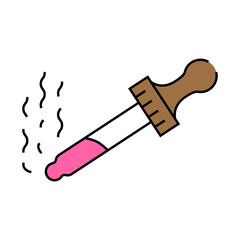 fragrance smell line icon vector. fragrance smell sign. isolated symbol illustration