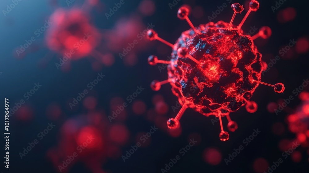 Leinwandbilder understanding the structure and behavior of viruses insights into pathogens and infection mechanics