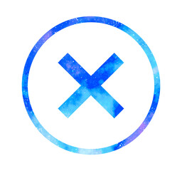 マーブルな星空｜バツマーク