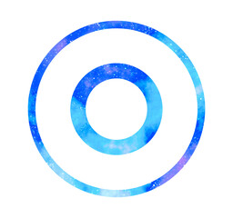 マーブルな星空｜丸マーク