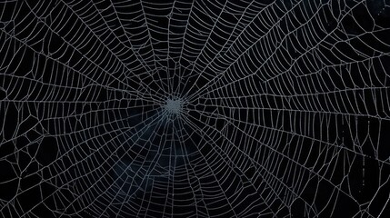 Fototapeta premium spider web texture on dark background