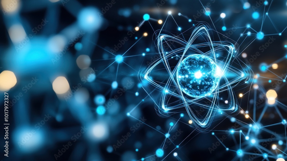 Poster Exploring the Mysteries of Atomic Structure A Deep Dive into the Building Blocks of Matter