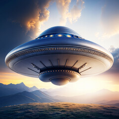 ufo in the night