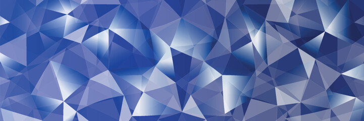 Abstract Blue Geometric Pattern, modern triangle, vector illustration, eps10.