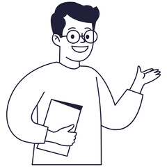 Work and Job Hiring Illustration