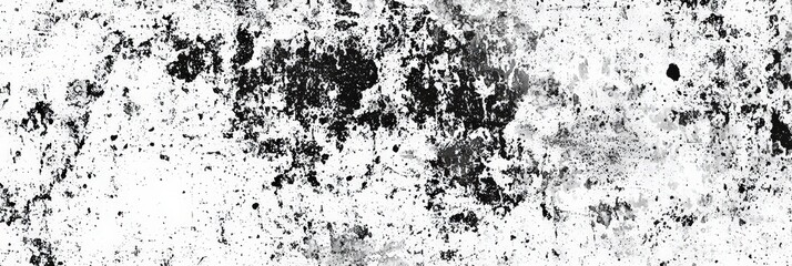 A visually striking textured banner features a blend of black and white splotches, conveying age and wear with an artistic flair, suitable for various creative projects