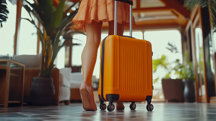 luggage on the airport