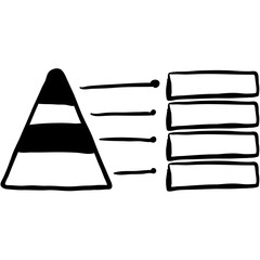 Business infographics icons with different diagram vector illustration. Abstract data visualization, marketing charts and graphs. Business statistics, planning and analytics, forecasting growth rates