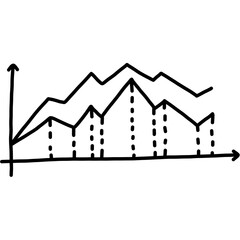 Business infographics icons with different diagram vector illustration. Abstract data visualization, marketing charts and graphs. Business statistics, planning and analytics, forecasting growth rates