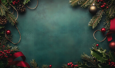 Christmas greeting card wallpaper background