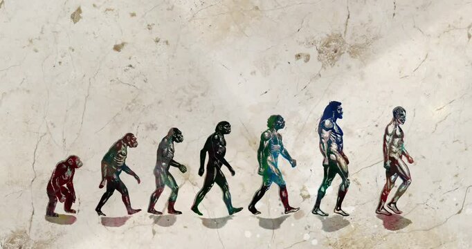 March of Progress - All Stages of Evolution