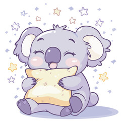 cute animal illustrations for t-shirt screen printing