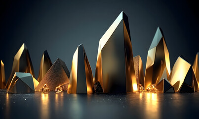 Futuristic Stock Market Chart with Glowing Data or Dynamic Financial Timeline for graphic background