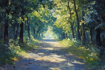 Obraz premium Abstract oil painting illustration background