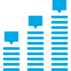 Business infographics icons with different diagram vector illustration. Abstract data visualization, marketing charts and graphs. Business statistics, planning and analytics, forecasting growth rates