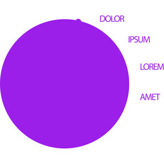  Business infographics icons with different diagram vector illustration. Abstract data visualization, marketing charts and graphs. Business statistics, planning and analytics, forecasting growth rates