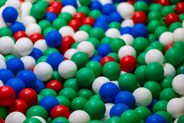 colourful ball pit balls