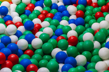 colourful balls in ball pit