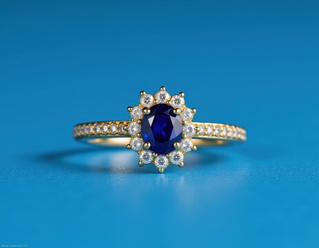 earrings with blue topaz