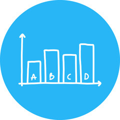 Business infographics icons with different diagram vector illustration. Abstract data visualization, marketing charts and graphs. Business statistics, planning and analytics, forecasting growth rates
