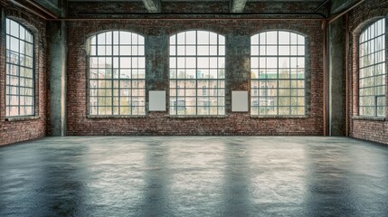 The Industrial Loft Empty Space