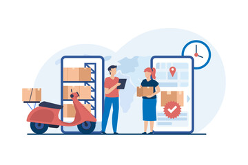 Integrated Logistics System for Efficient Product Delivery and Supply Chain Management. Streamlined Distribution, Inventory Tracking.