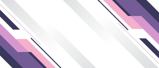 Modern Abstract Geometric Pattern With Diagonal Purple Stripes