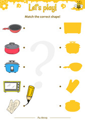 Match the shape Beehive Kitchens set 3