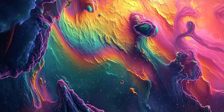 LSD acid trip concept