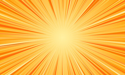 yellow sunburst pattern comic pop art background