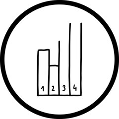  Business infographics icons with different diagram vector illustration. Abstract data visualization, marketing charts and graphs. Business statistics, planning and analytics, forecasting growth rates