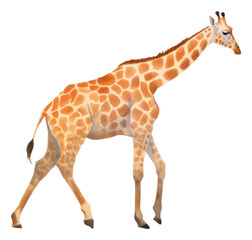 Fototapeta premium PNG Giraff wildlife giraffe animal.
