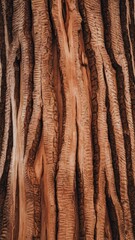Fototapeta premium Textured Tree Bark in Natural Warm Tones