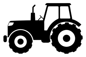 Tractor Silhouette vector illustration