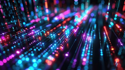 Obraz premium Abstract Neon Lights