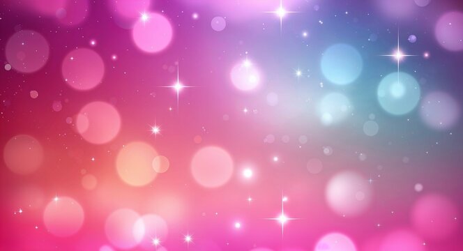 Pink theme bokeh sparkles abstract background wallpaper
