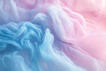 Fototapeta premium Soft Abstract Swirls in Gentle Pastel Colors