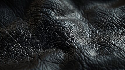 Black leather texture background