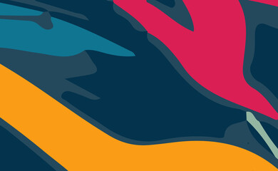 Abstract background with Untidy Shapes