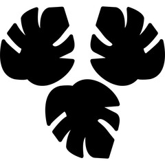 Obraz premium Monstera Leaf Icon
