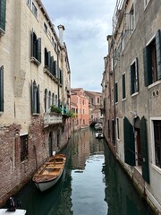 canal country river venice italy