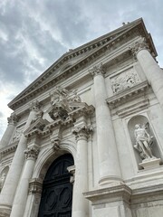 the facade of church