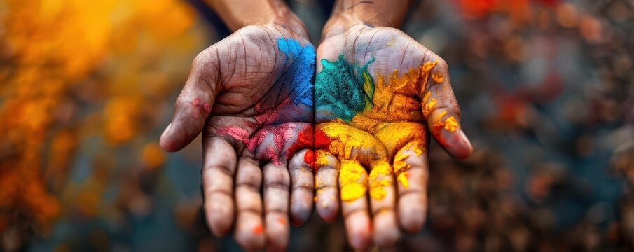 Volunteering for a local cause, vibrant colors, photography, dynamic, inviting